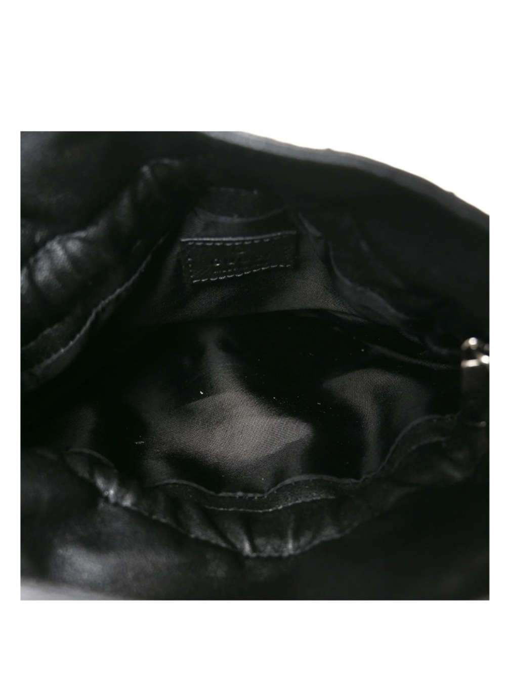 Gucci Black Quilted Leather Mini Bucket Bag with Chain - Picture 2 of 3